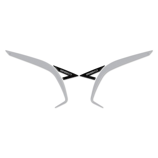 Resin 3D scooter tail corner protector stickers compatible with Yamaha Tmax 2022-2025