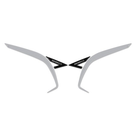 Harz 3D Roller Heck Eckenschutz Aufkleber kompatibel mit Yamaha Tmax 2022-2025