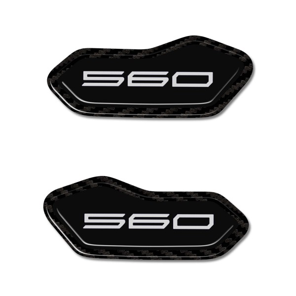 Stickers Rétroviseurs de carénage en résine 3D compatibles avec Yamaha Tmax 2025