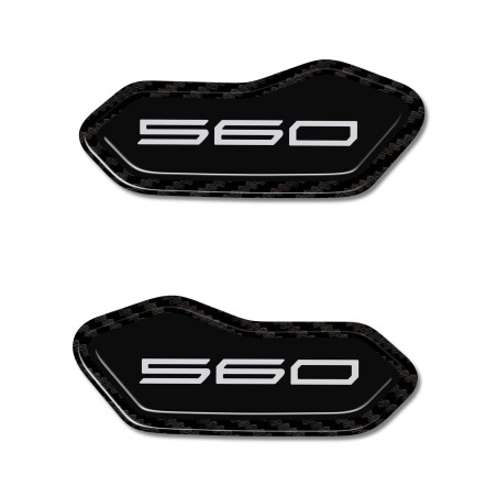 Adesivi Tappi Specchietti carene resinati 3D compatibili con Yamaha Tmax 2025