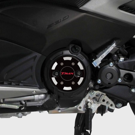 2 ADHESIVES 3D en résine T MAX 500 compatibles avec les carters YAMAHA TMAX 2001-2011