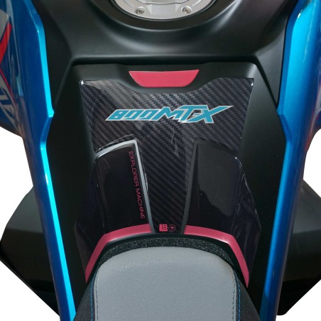 Adhesive 3D Tank Protector Motorcycle compatible with Cf Moto 800 MT-X 2025