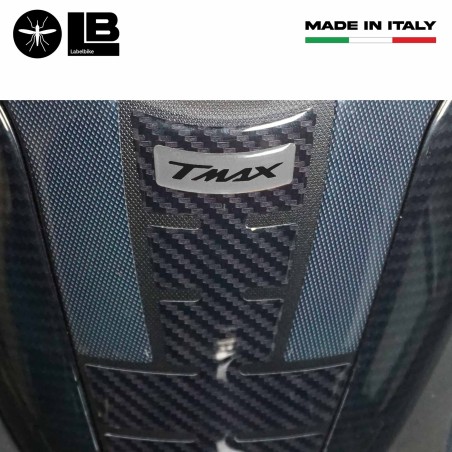 Adesivo resinato 3D Protezione Borchia Tunnel compatibile con Yamaha Tmax 2022-5