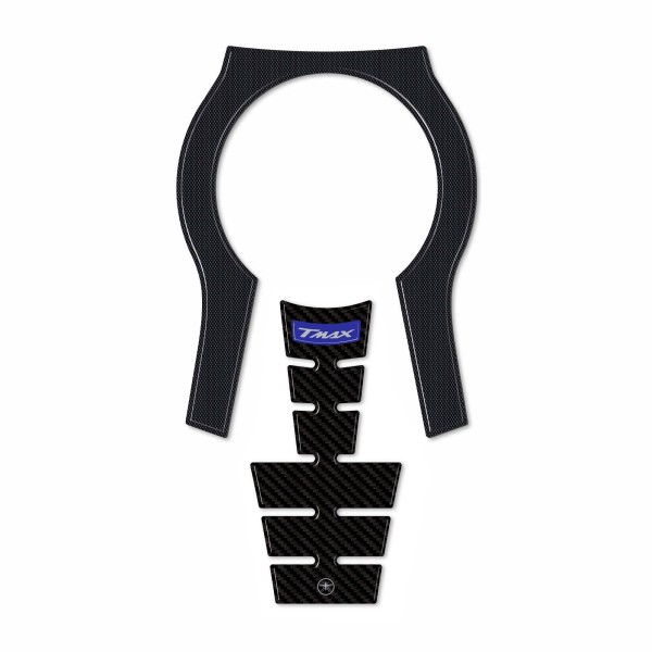 Pegatina 3D de resina Protección Túnel Stud compatible con Yamaha Tmax 2022-5