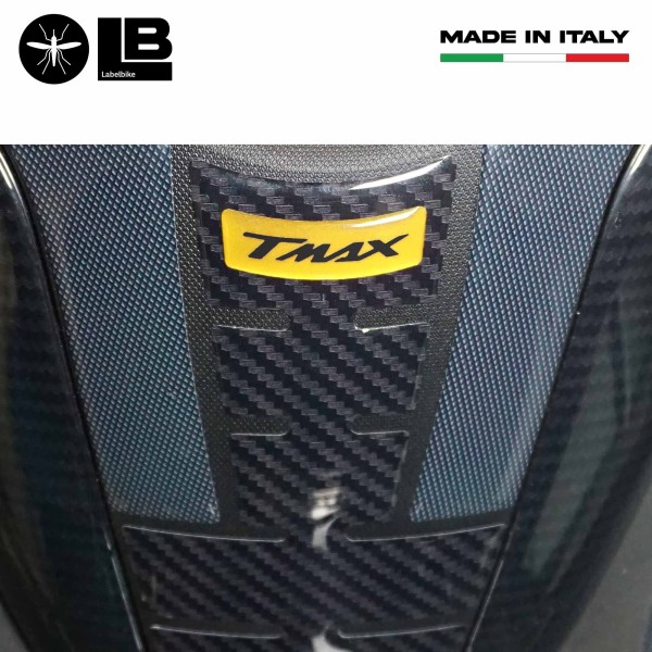 Pegatina 3D de resina Protección Túnel Stud compatible con Yamaha Tmax 2022-5