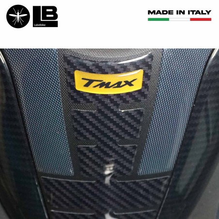 Pegatina 3D de resina Protección Túnel Stud compatible con Yamaha Tmax 2022-5