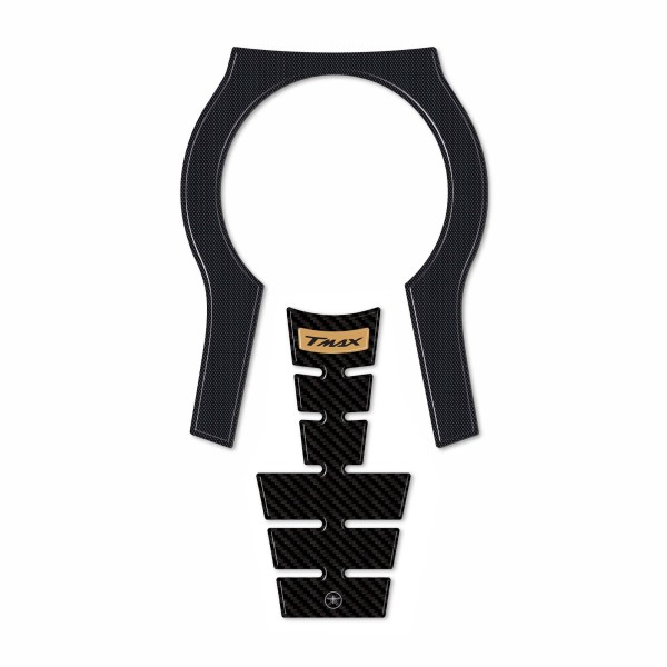 Pegatina 3D de resina Protección Túnel Stud compatible con Yamaha Tmax 2022-5