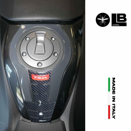 Pegatina 3D de resina Protección Túnel Stud compatible con Yamaha Tmax 2022-5