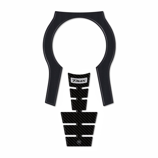 Pegatina 3D de resina Protección Túnel Stud compatible con Yamaha Tmax 2022-5