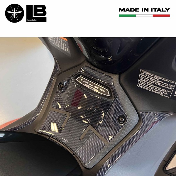 Stickers 3D Scooter Centre Footboard Protectors compatible with Yamaha Tmax 2022-5