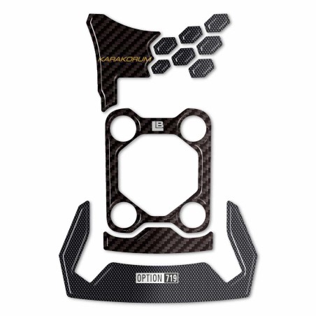 Protège réservoir supérieur adhésif 3D pour moto compatible avec BMW R 1300 GS Adventure