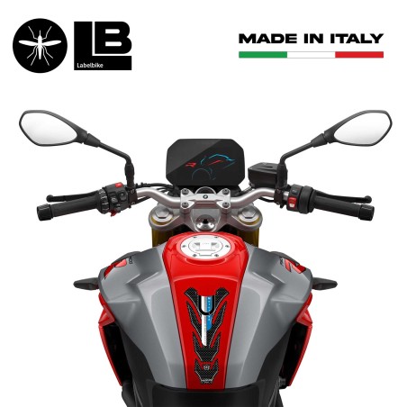 PARASERBATOIO SMALL ADESIVI 3D CARBONIO PROTEZIONE x SERBATOIO SLIM per MOTO BMW