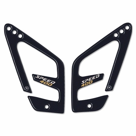 Stickers 3D Protectors protecteurs de talons moto compatibles avec Triumph Speed 400