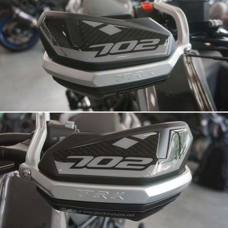 Pegatinas 3D Guardamanos moto compatible con Benelli TRK 702 y 702X