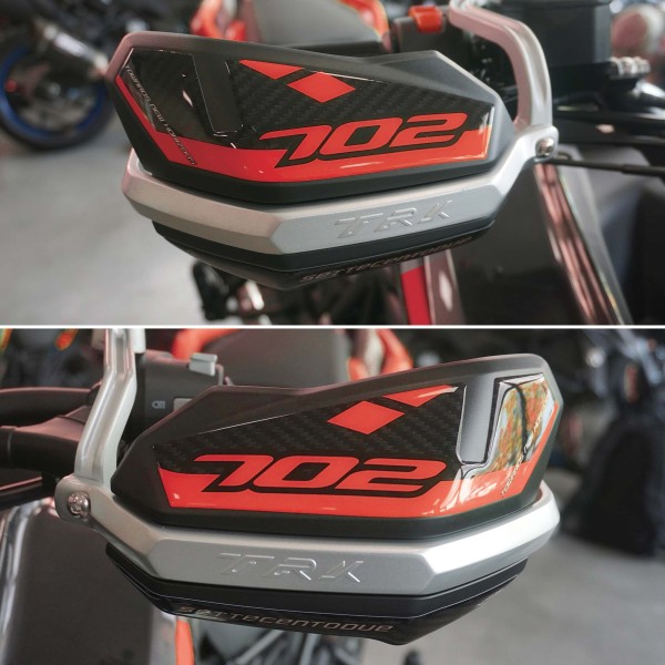 Pegatinas 3D Guardamanos moto compatible con Benelli TRK 702 y 702X