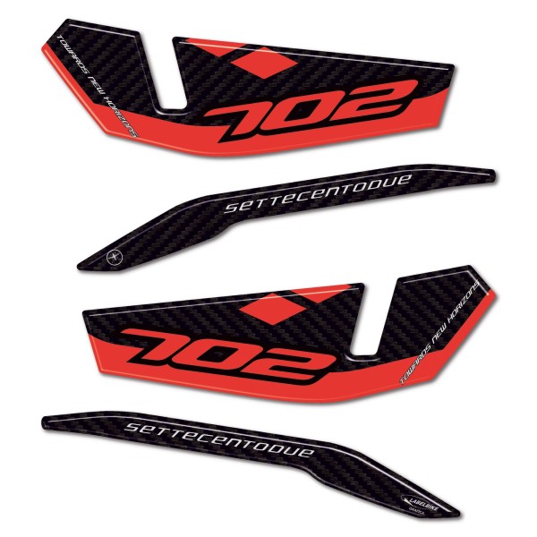 Adesivi 3D Protezioni Paramani moto compatibili con Benelli TRK 702 e 702X