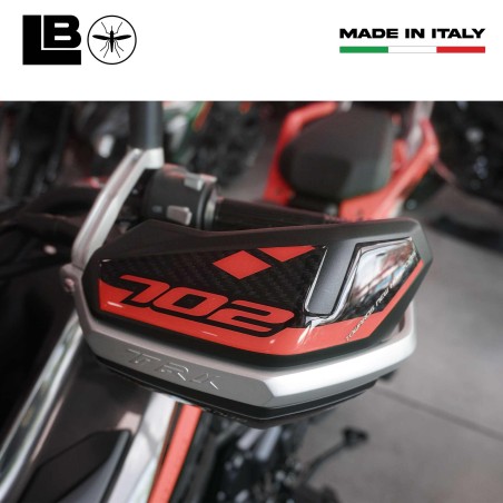 Stickers 3D Protège-mains moto compatibles avec Benelli TRK 702 et 702X