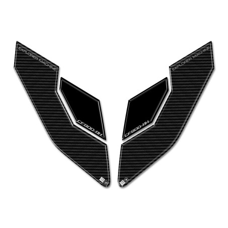 3D Gel Stickers 3D Protections latérales de réservoir de moto compatibles avec CfMoto 800MT-X