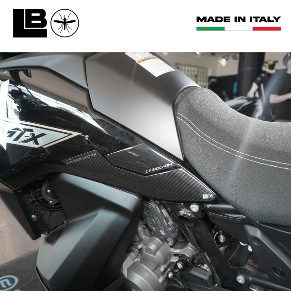 3D Gel Stickers 3D Protections latérales de réservoir de moto compatibles avec CfMoto 800MT-X