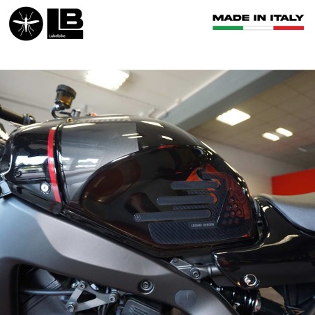 Adesivi 3D protezioni laterali serbatoio moto compatibili con Yamaha XSR900 2022