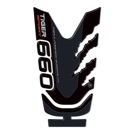 Autocollants 3D de protection de réservoir compatibles avec Triumph Tiger 660 Sport