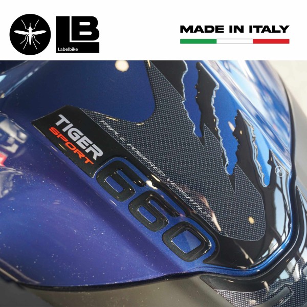 3D Tank Guard Stickers compatible with Triumph Tiger 660 Sport