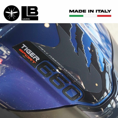 Adesivi 3D Protezione Paraserbatoio compatibili con Triumph Tiger 660 Sport