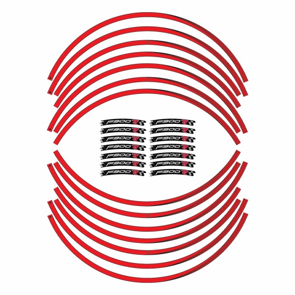 Kit rayas adhesivas moto compatible BMW F900R rueda tuning pegatinas 17' F900 R