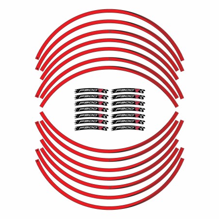 Kit de bandes adhésives moto compatibles BMW F900R stickers tuning roues 17' F900 R