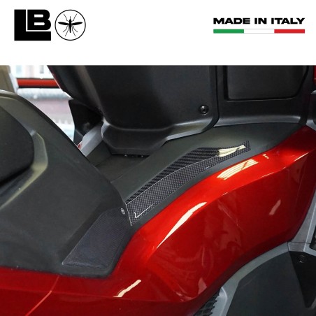 2 pegatinas de resina 3D para estriberas laterales de scooter compatibles Honda Forza 750