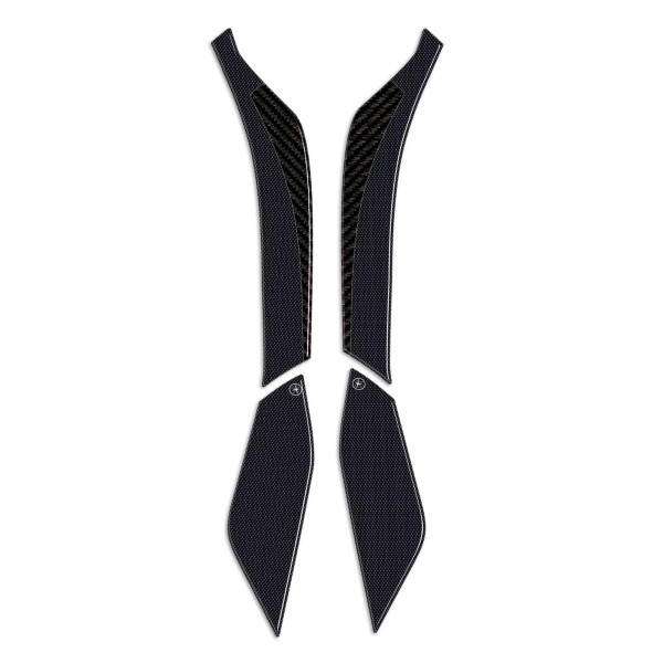 2 pegatinas de resina 3D para estriberas laterales de scooter compatibles Honda Forza 750