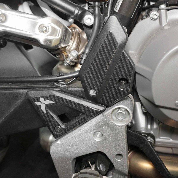 Pegatinas 3D protectores de talón de moto compatibles con CfMoto 800 MT-X 2025