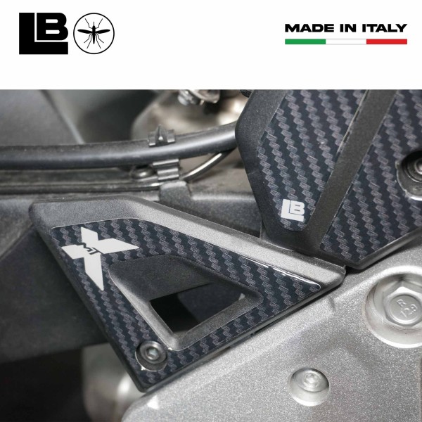 Protections de talon moto autocollantes 3D compatibles avec CfMoto 800 MT-X 2025