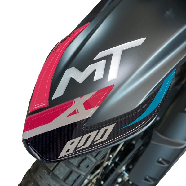 3D Motorcycle Mudguard Protection Sticker compatible with Cf Moto 800 MT-X 2025