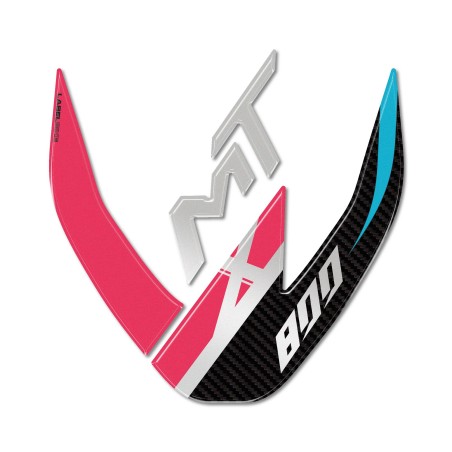 3D Motorcycle Mudguard Protection Sticker compatible with Cf Moto 800 MT-X 2025