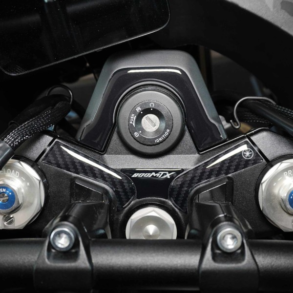 Protezione Piastra Forcella moto Adesivo 3D compatibile con CFMoto 800MT-X 2025