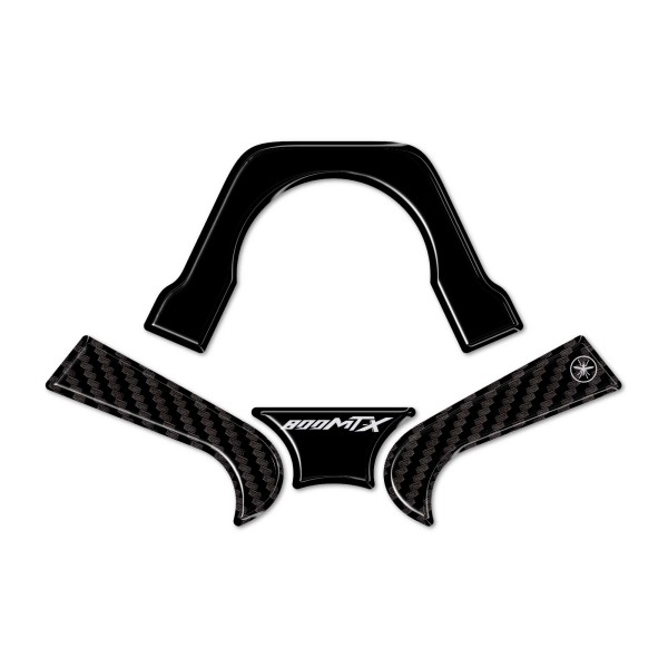 Placa de protección de horquilla de moto Pegatina 3D compatible con CFMoto 800MT-X 2025