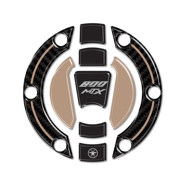 Gel Adhesivo 3D Tapa del Depósito Protección Moto compatible con CF Moto 800MT-X