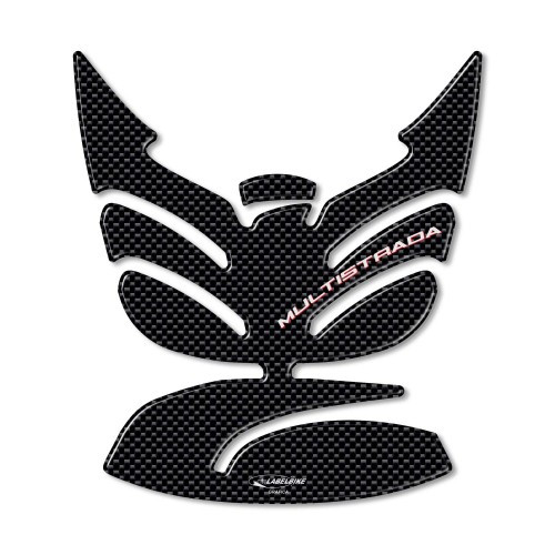                             PARASERBATOIO 3D CARBON LOOK compatibile MOTO DUCATI MULTISTRADA 1200 2015-2017
                          