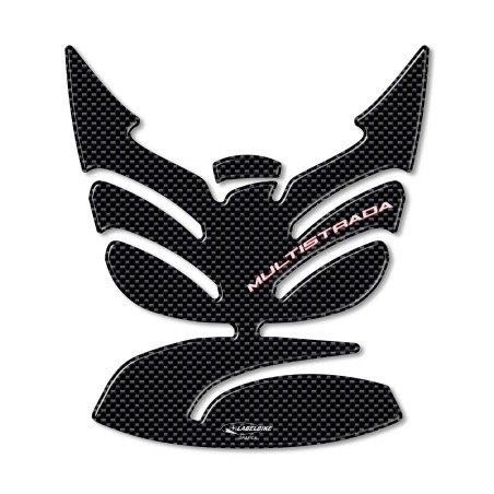 3D CARBON LOOK PANEL GUARD συμβατό με MOTO DUCATI MULTISTRADA 1200 2015-2017