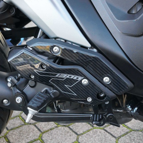 3D Aufkleber Fußrasten Fersenpolster Motorrad kompatibel mit BMW R1300 R RS