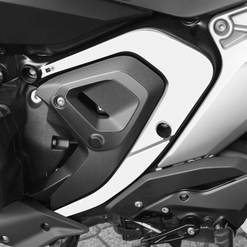 Protecteurs de cadre supérieur de moto autocollants 3D compatibles avec BMW R1300R RS