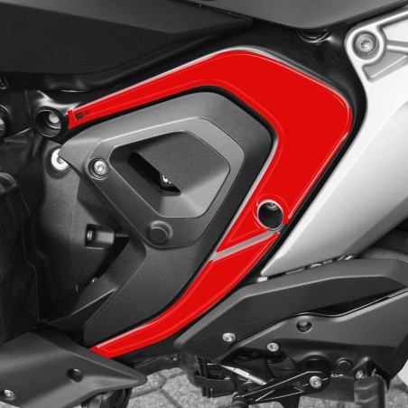 Protecteurs de cadre supérieur de moto autocollants 3D compatibles avec BMW R1300R RS