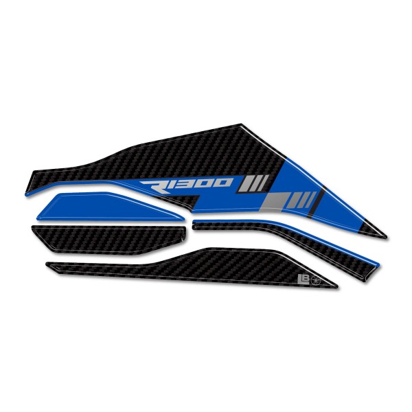 Protector de pasajero de moto adhesivo 3D compatible con BMW R1300R RS