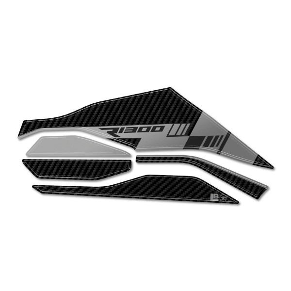 3D adhesive motorbike passenger area guard compatible with BMW R1300R RS