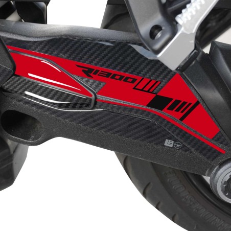 Protezione Cardano zona passeggero moto adesivo 3D compatibile con BMW R1300R RS