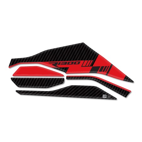 Protezione Cardano zona passeggero moto adesivo 3D compatibile con BMW R1300R RS