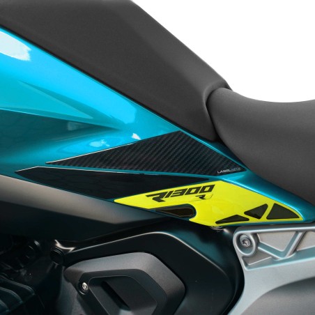 Aufkleber 3D Motorrad Tank Seitenschützer kompatibel mit BMW R1300R