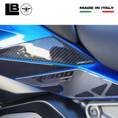 Adesivi 3D Protezioni Laterali Serbatoio moto compatibili con BMW R1300R