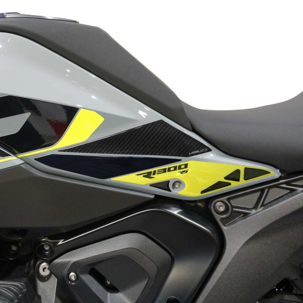 Protezioni Laterali Serbatoio moto Adesivi 3D compatibili con BMW R1300RS